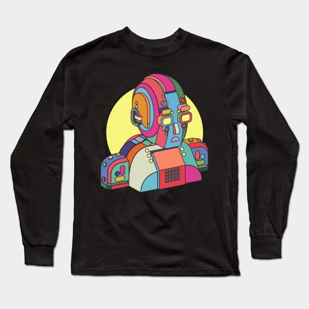 The Positronic Woman Long Sleeve T-Shirt by codrea